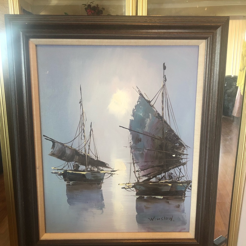 Selling 100 percent Authentic Winslow Painting.